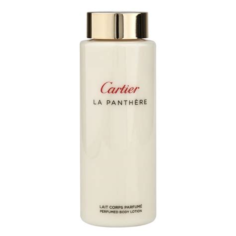 cartier la panthere body lotion.